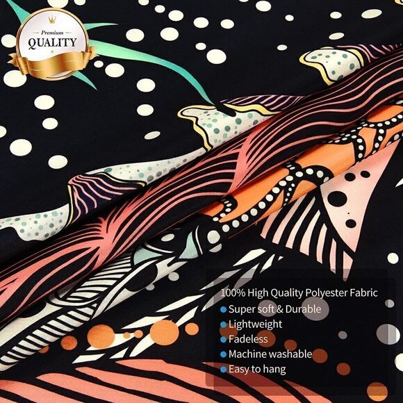 Psychedelic Forest Mushroom Tapestry Abstract Wall Living Room Bedroom Dorm NWT - Picture 6 of 8